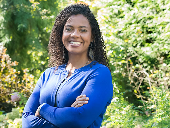 Portrait of researcher Kristina Douglass